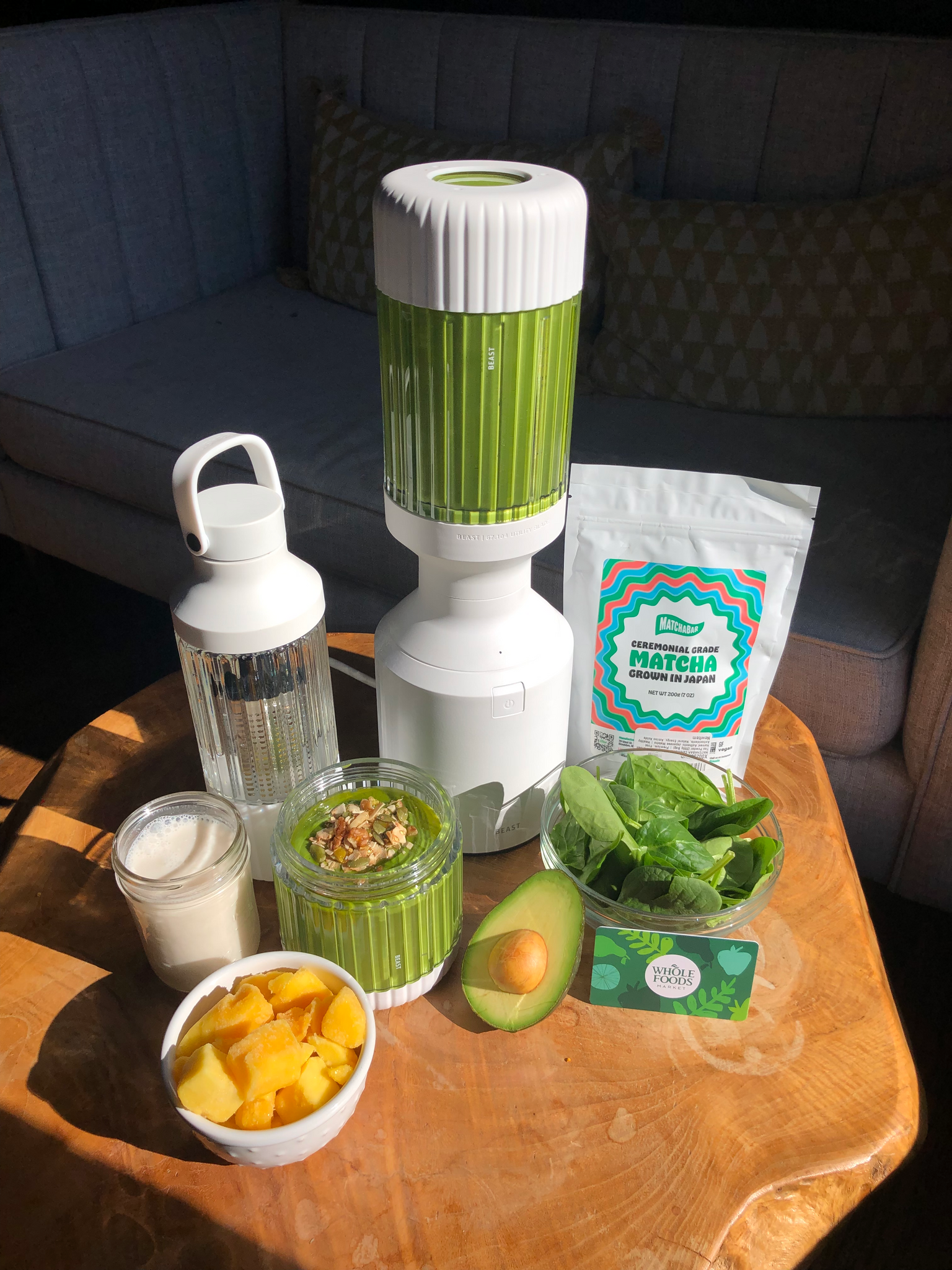 Avocado Mango Matcha Smoothie