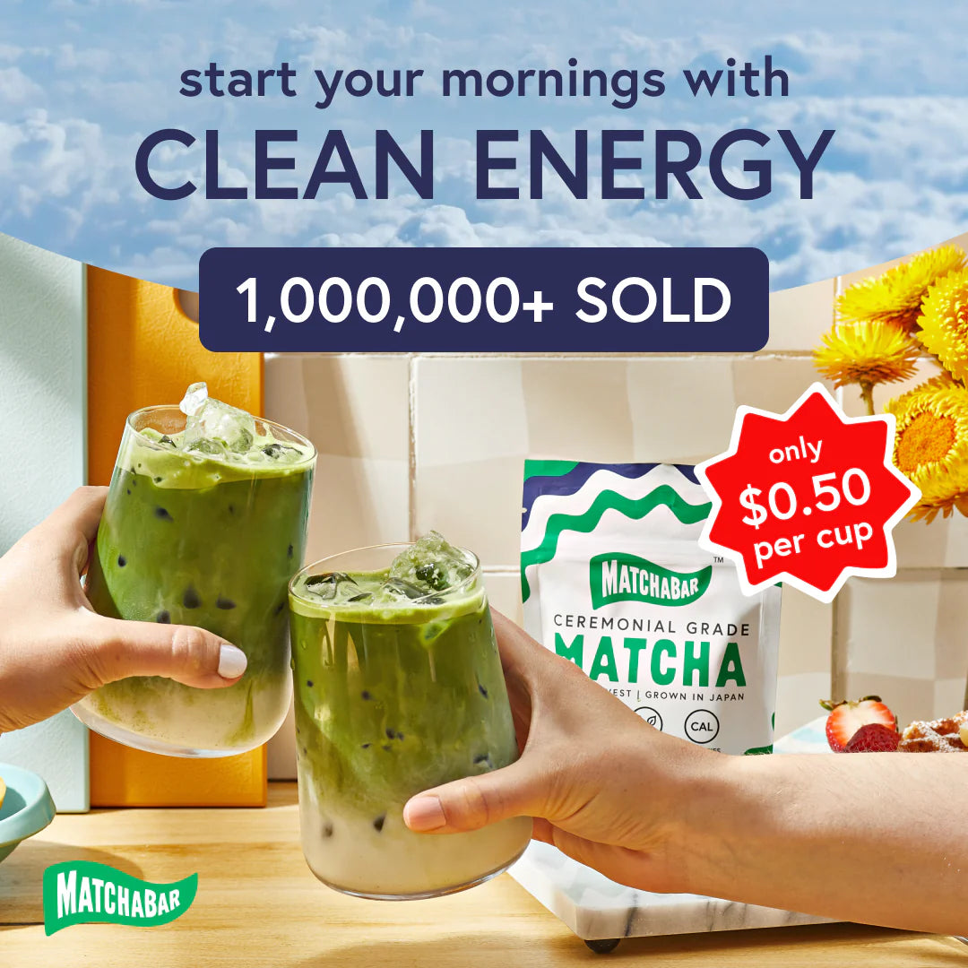40 servings of Matcha Free Starter Kit