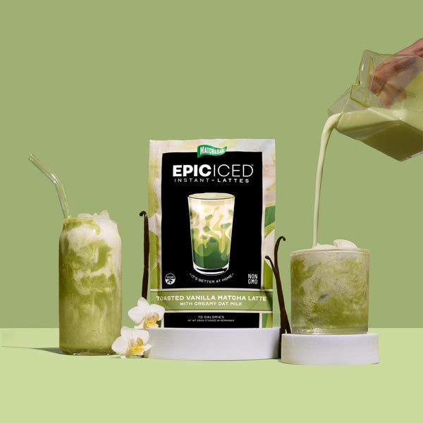 Toasted Vanilla Matcha Latte